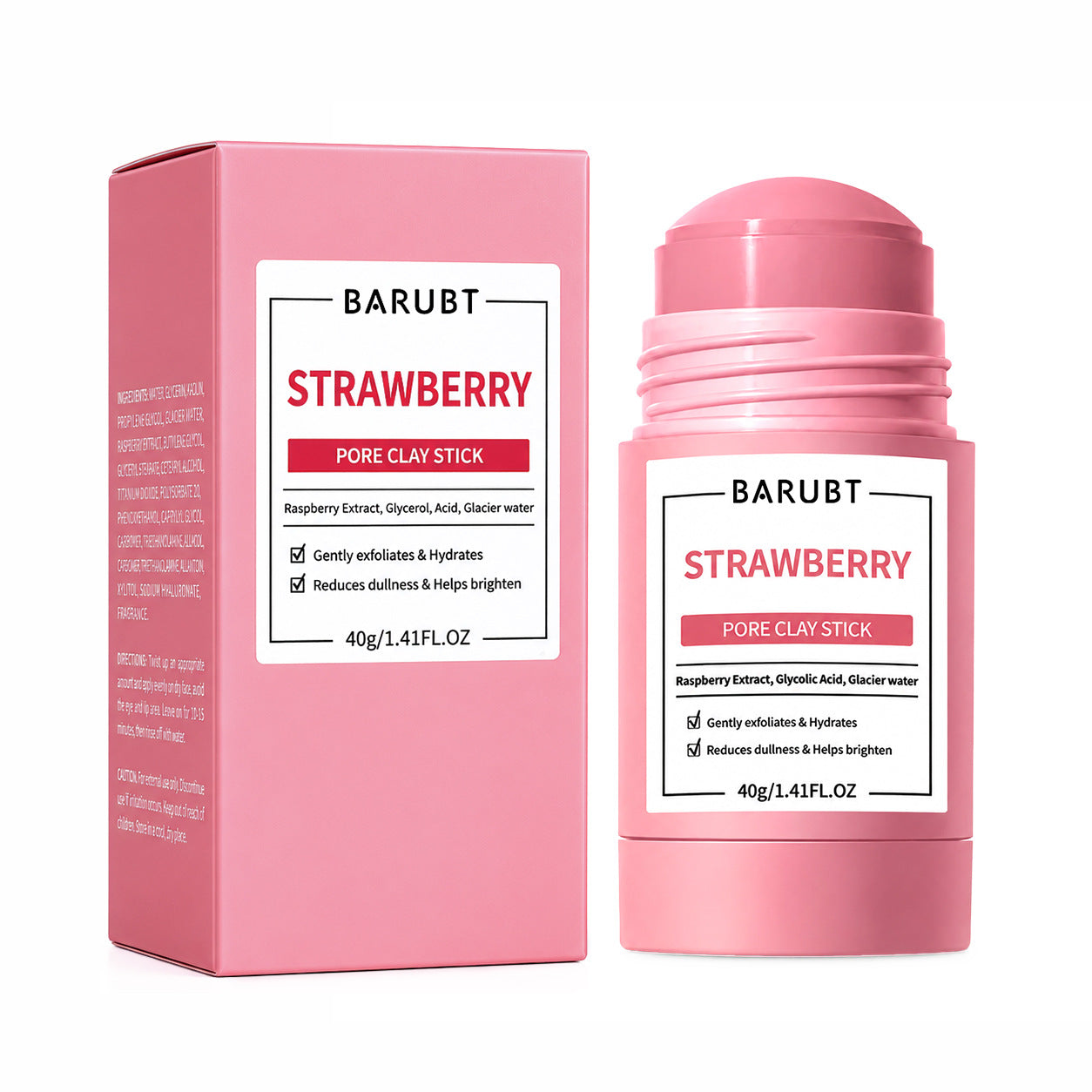 Strawberry Facial Mask Stick (Pink)